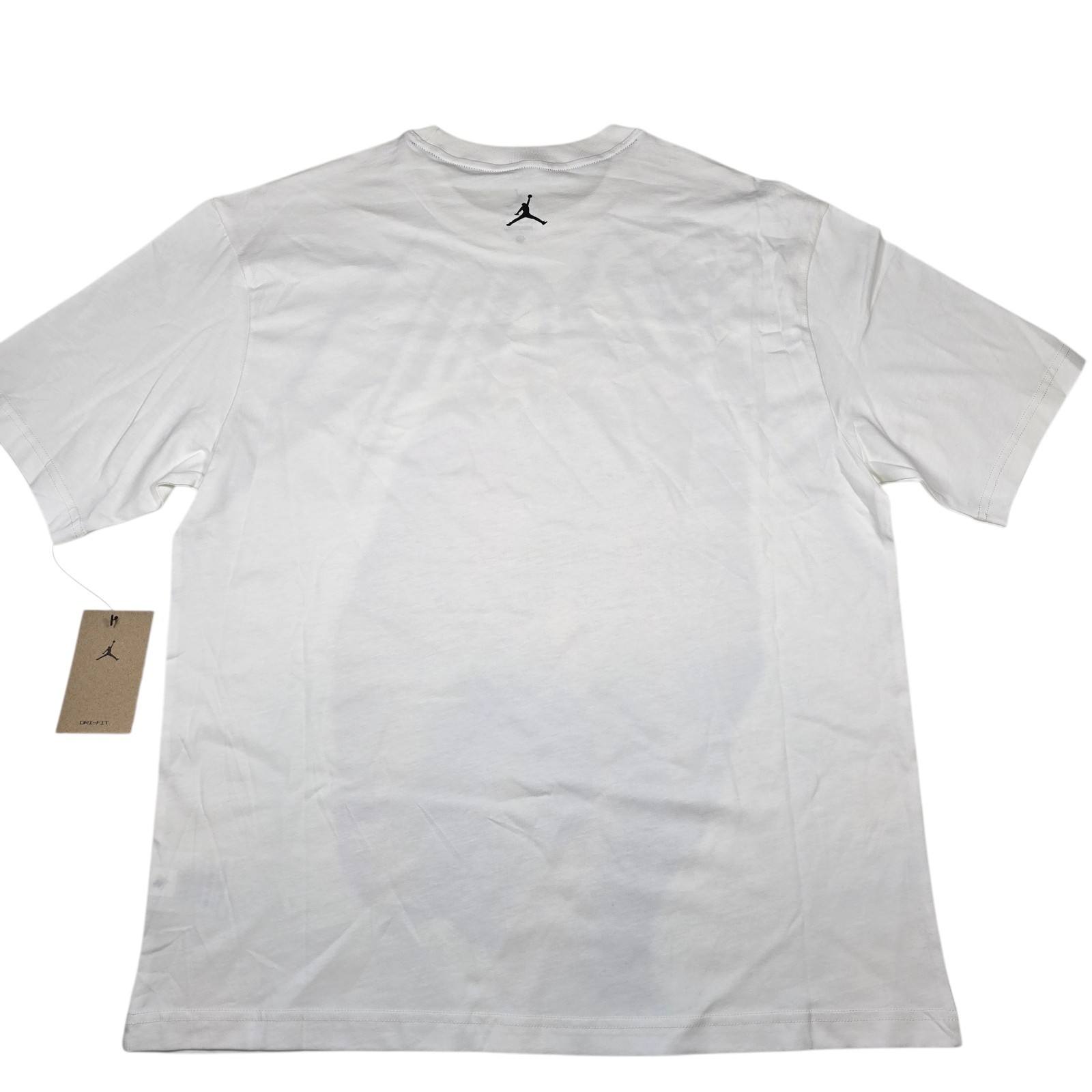 NWT Nike Air Jordan Sport Dri-Fit White Jordan Graphic T-Shirt, Men's Size Large gallery