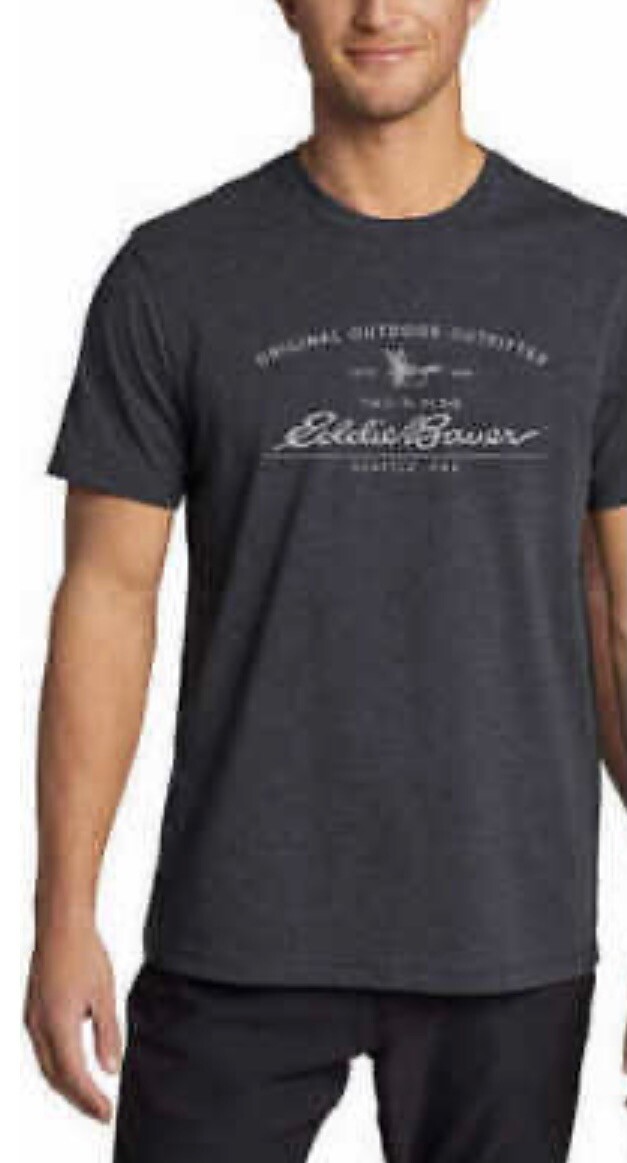 Eddie Bauer Men's Graphic Or Solid Color Classic T-Shirt - A11 gallery