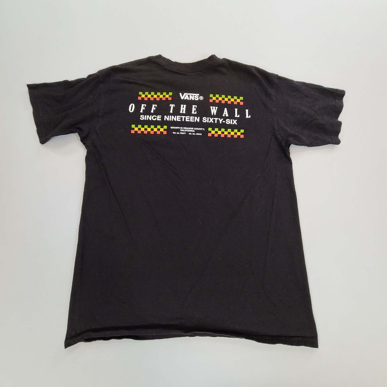 VANS Shirt Adult Medium Black Casual Outdoors Lightweight Skating Classic Mens gallery