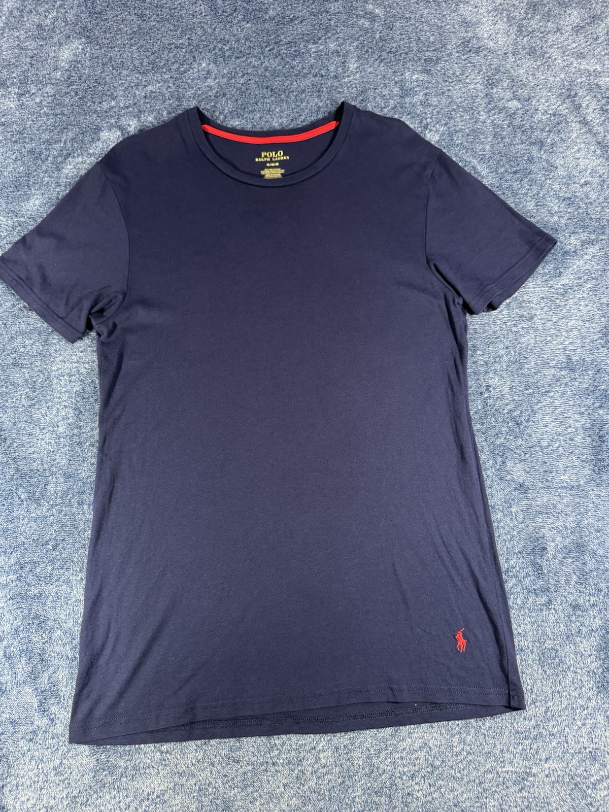 POLO Ralph Lauren Men’s Shirt Medium Crew Neck S/S Red Pony Lot Of 2 gallery