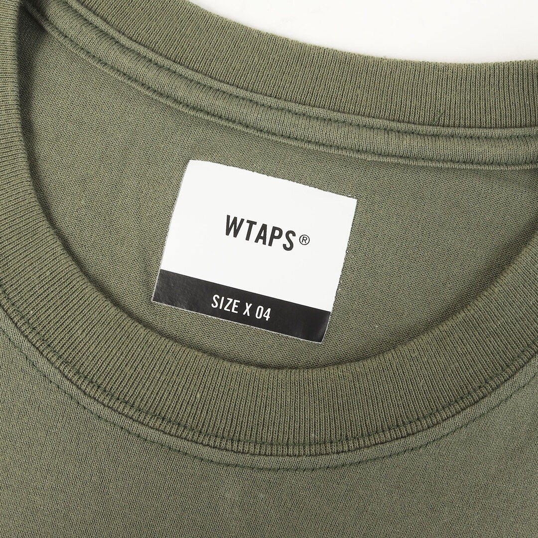 WTAPS Double Taps T-Shirt Olive Drab Size: XL | 21AW Crossbones Long Used BEEG-0 gallery