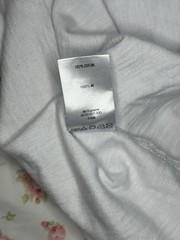 Supreme Cut Logo Spring Summer 2021 Slubby 100% Cotton T Shirt Size Medium
