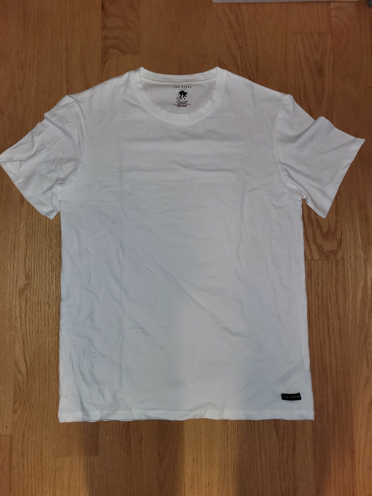 New Men’s TED BAKER LONDON Cotton Blend Crew-Neck T-shirt. Choose Size/Color