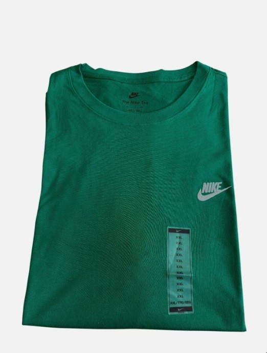 Nike Mens Sportswear Cotton Embroidered T-Shirt Malachite Green Sz M/XL /2XL New gallery
