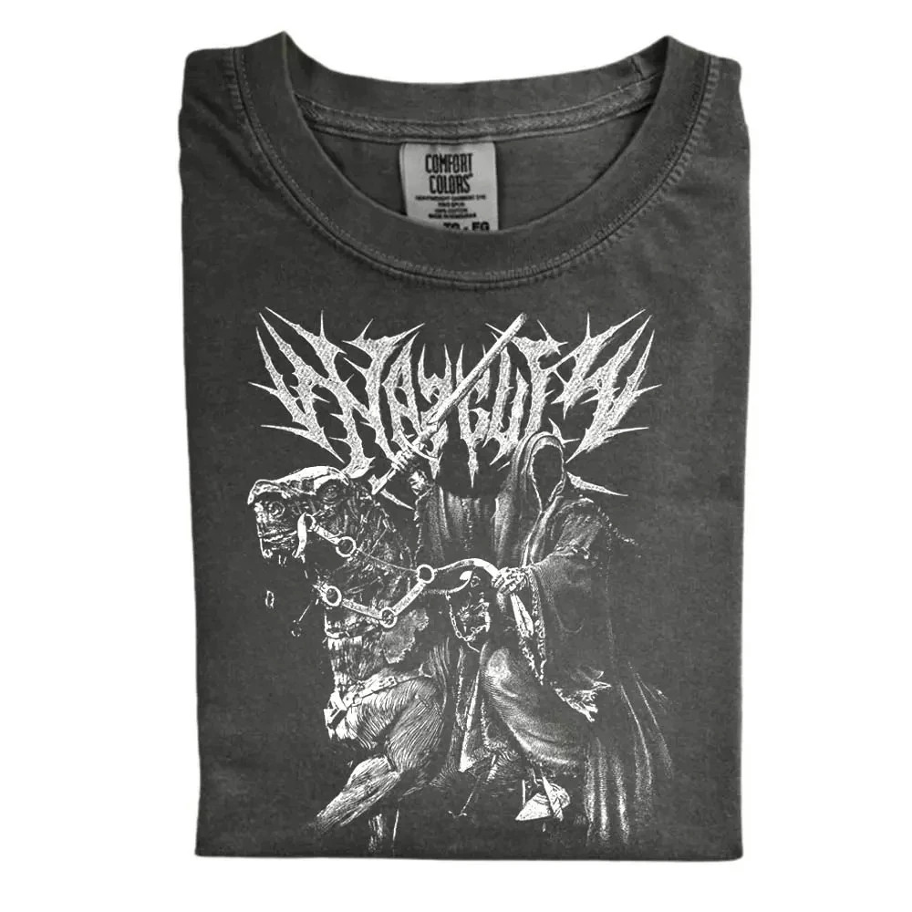 Nazgul Comfort Color Shirt, Vintage Dark Rider Tee, Distressed Middle Earth