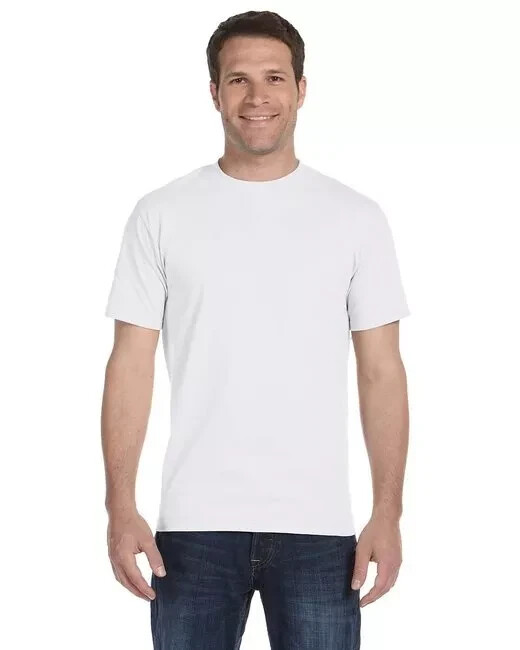 NEW Hanes Mens Short Sleeve Tagless Lightweight Cotton Tees 4 PK White 2XL