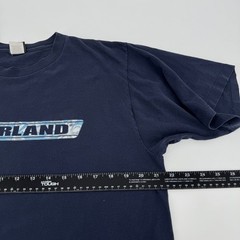 Vintage Timberland Medium Blue Short Sleeve T Shirt Casual Outdoor Made in USA