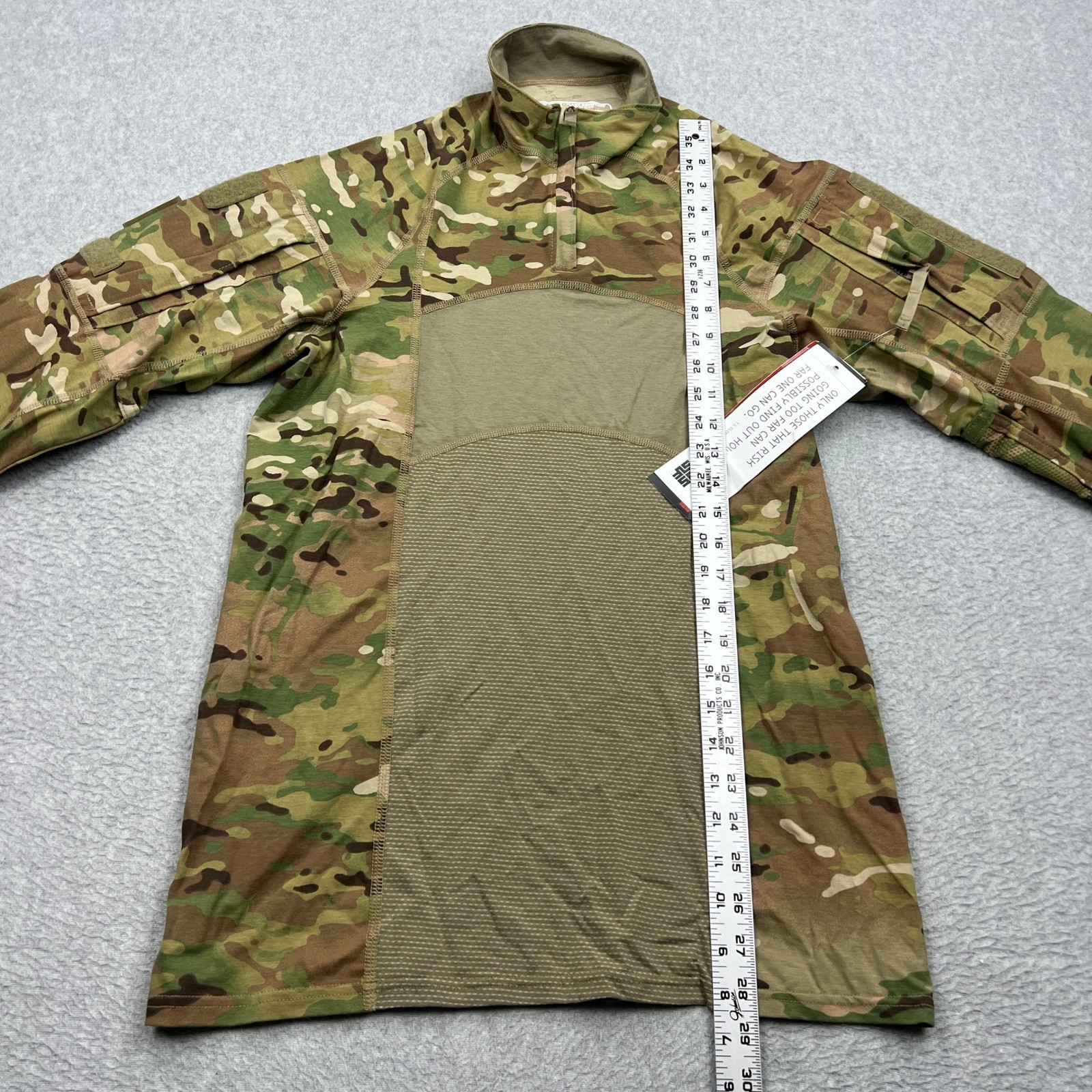 NEW Massif Army Combat Shirt Mens Medium OCP Multicam Flame Resistant 1/4 Zip FR gallery