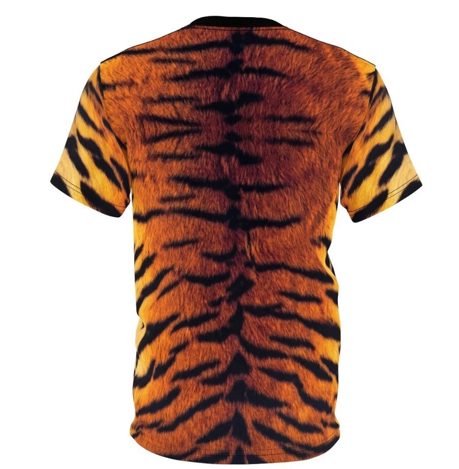 Tiger Stripe T-Shirt: Faux Fur Animal Print Tee gallery