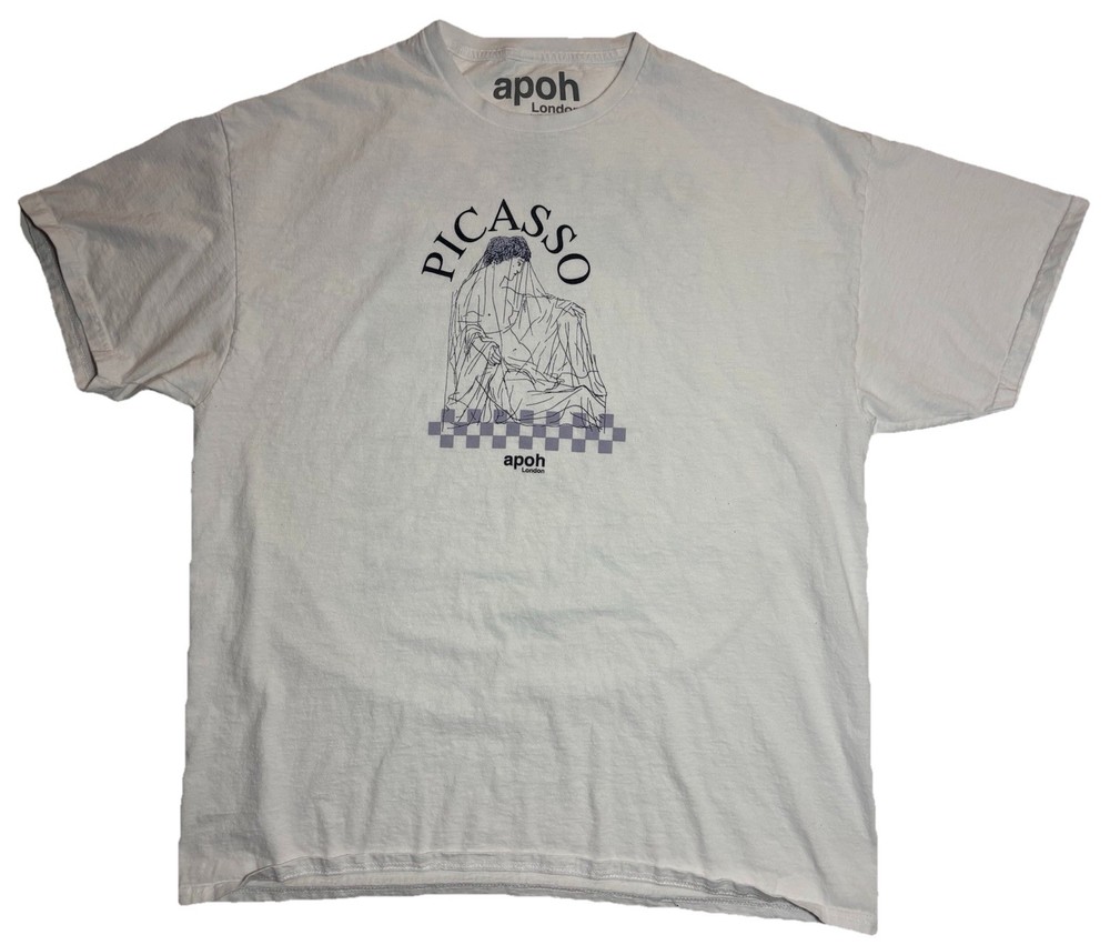 APOH London Picasso Draped Figure Tee Shirt XL A Piece Of History Front Back