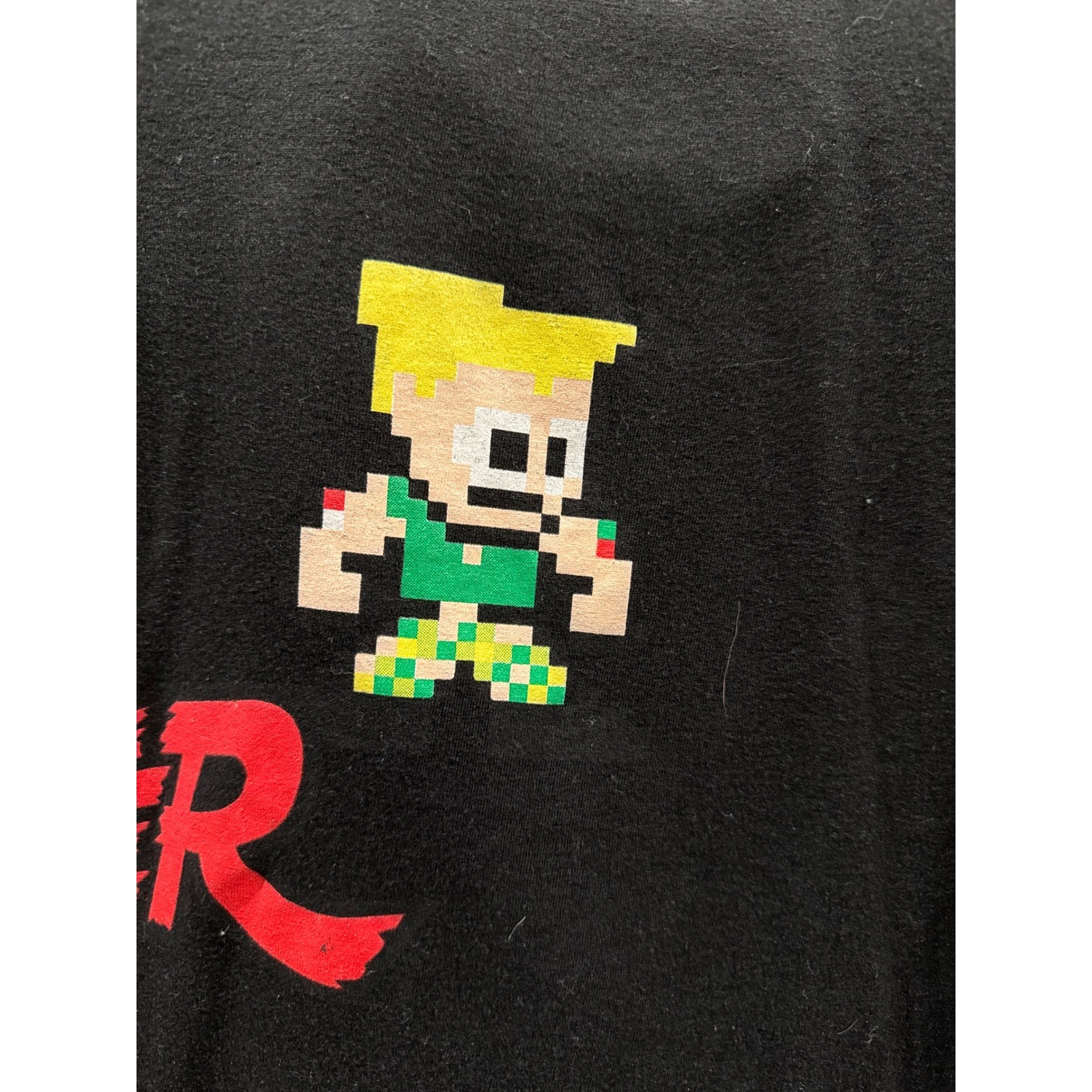 Capcom Street Fighter Mens 3XL Black T-Shirt 8-Bit Pixel Graphic Anime Ken Ryu gallery
