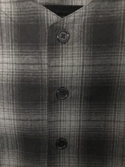 NEW! COMFY! UNYFORME Cotton Plaid Jersey. Size L