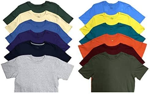 BILLIONHATS 36 Pack of Mens Irregular Plus Size Tshirts, Big & Tall, Bulk Tees gallery