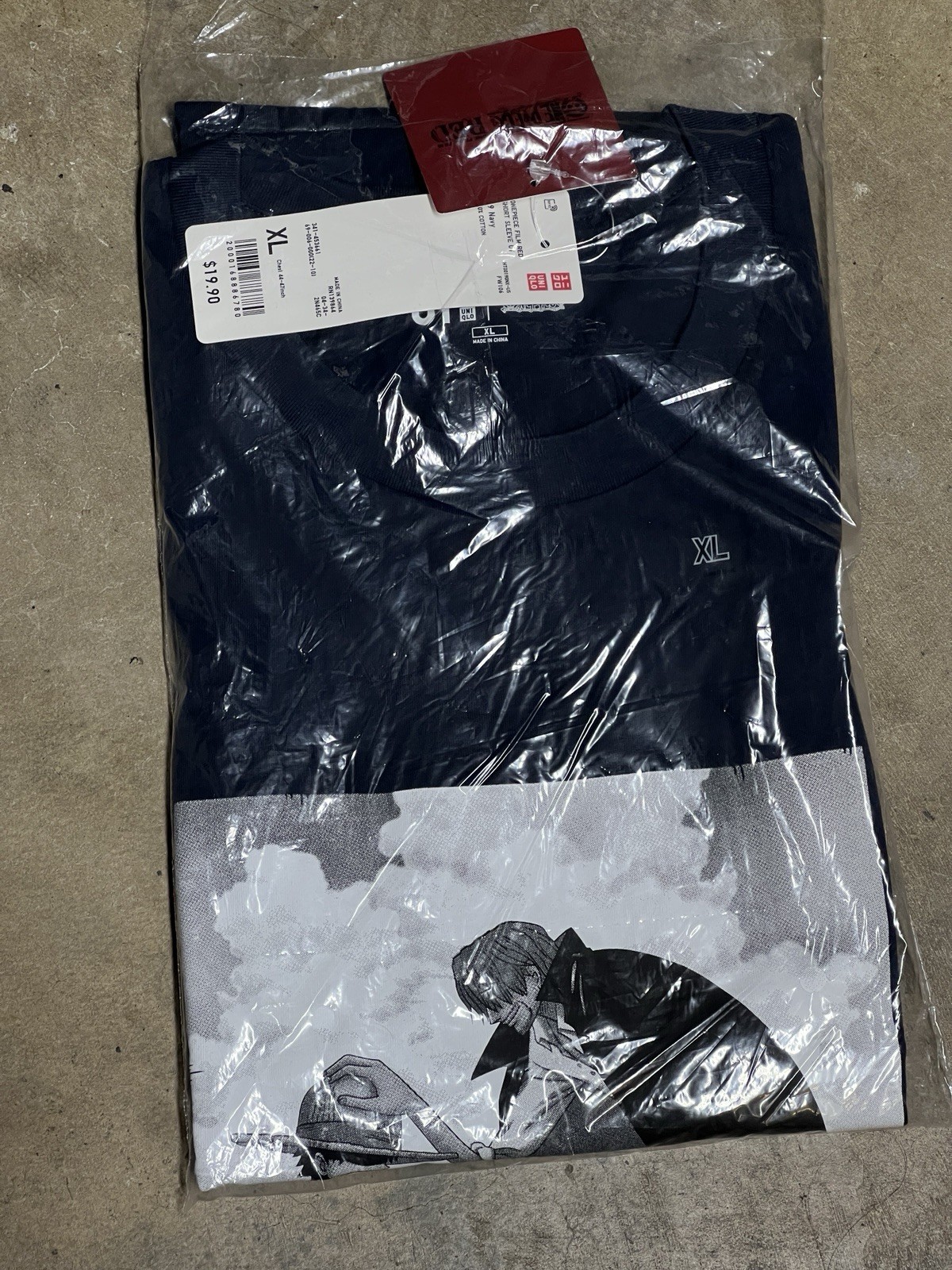 One Piece Film Red Movie UT Uniqlo Graphic T-shirt Navy Size XL gallery