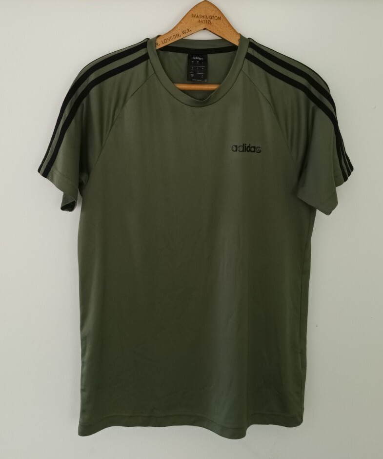 VINTAGE RETRO 80s 90s ADIDAS BRIGHT BOLD FESTIVAL ATHLETIC SPORTS T SHIRT TOP gallery