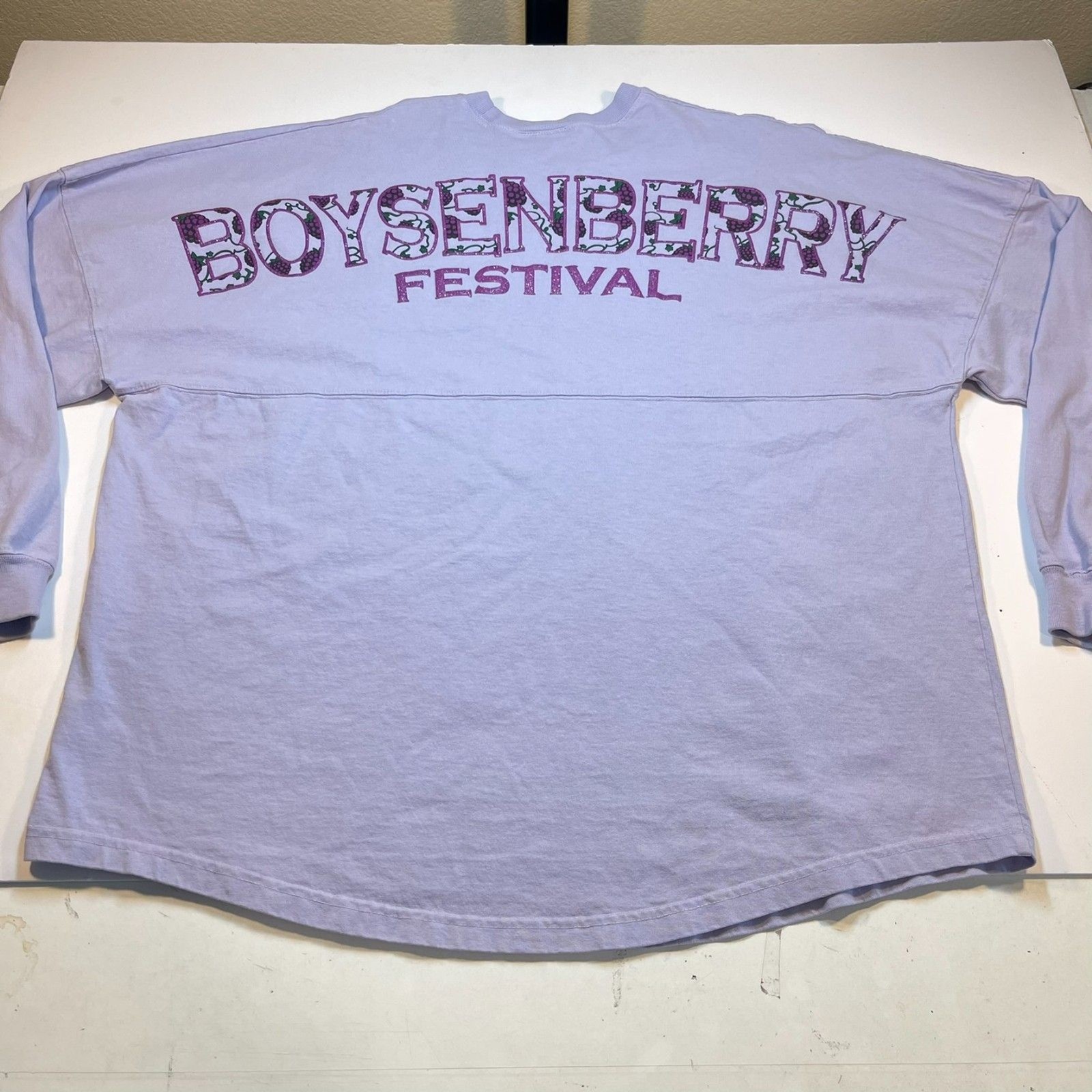 KNOTTS BERRY FARM Boysenberry Festival Spirit Jersey T Shirt Sz Mens L