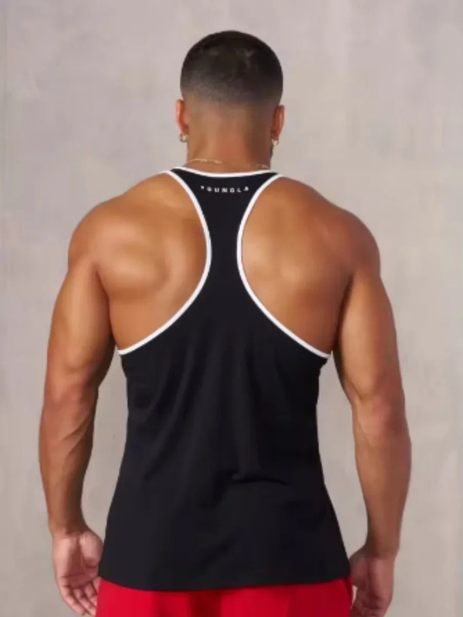 2026 New Mens cotton tank tops gym fitness sleeveless male casual gallery