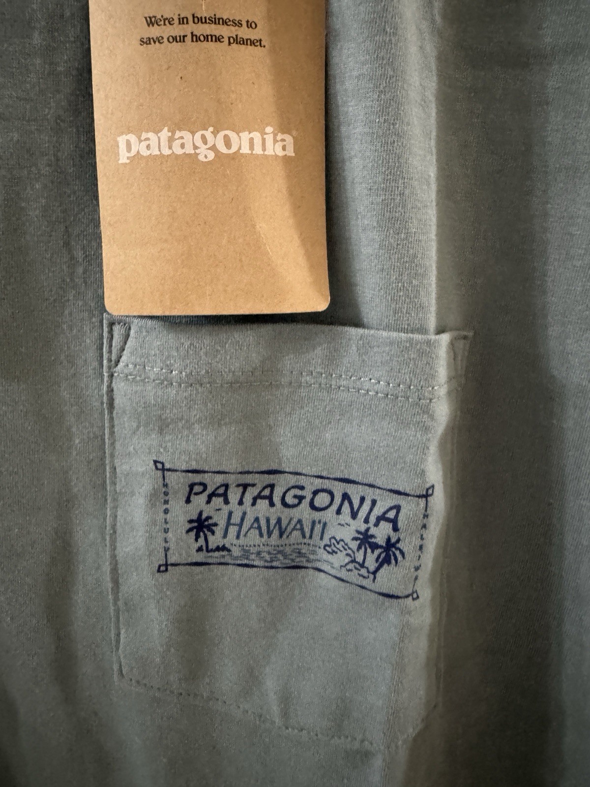 Patagonia M's Malama 'Aina Pocket T-Shirt - Hawaii 37852 Color: BLSG Size: S New gallery