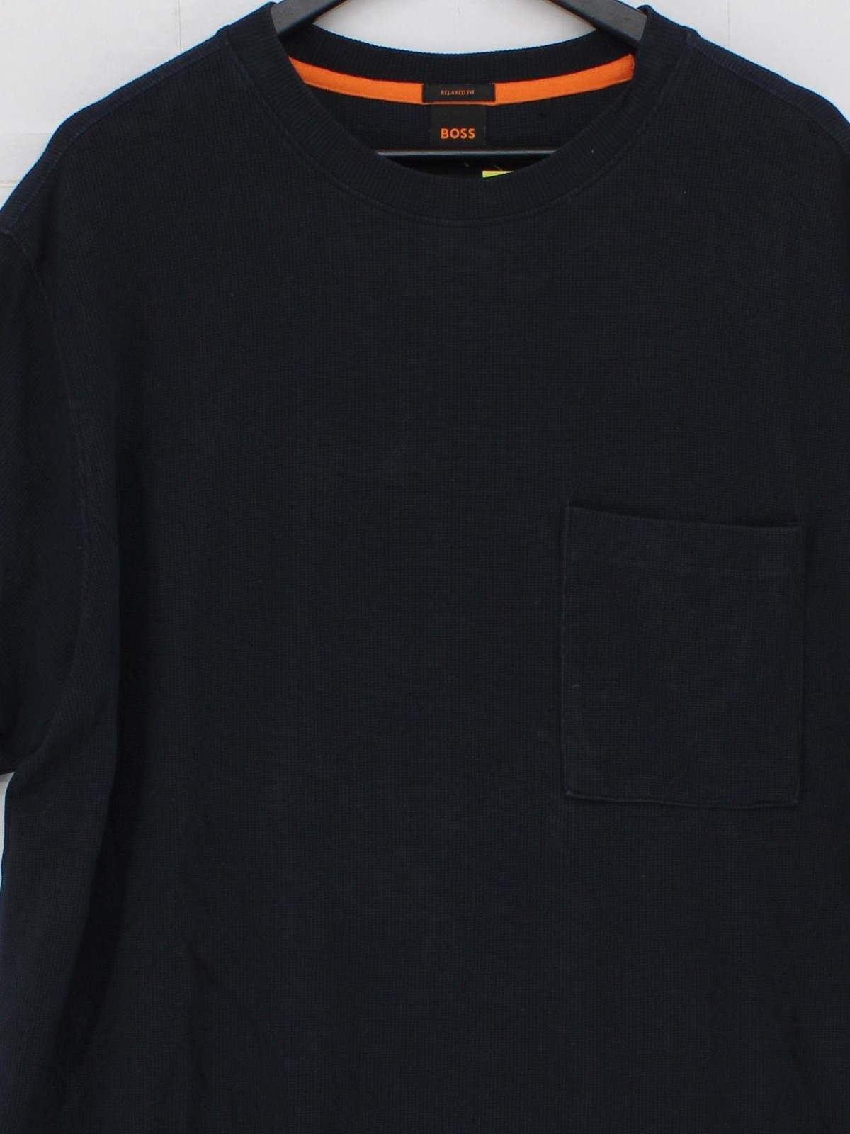 Boss Men's T-Shirt XXL Blue Cotton with Polyamide, Elastane Basic gallery