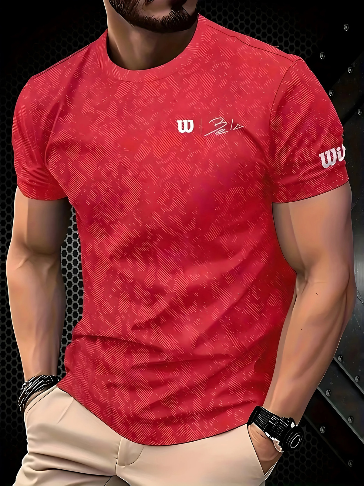 New men's T-shirt for Summer 2026 quick-drying tennis breathable sportswear gallery