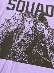 Hocus Pocus Witches Squad T-Shirt Halloween Purple Short Sleeve Size Large