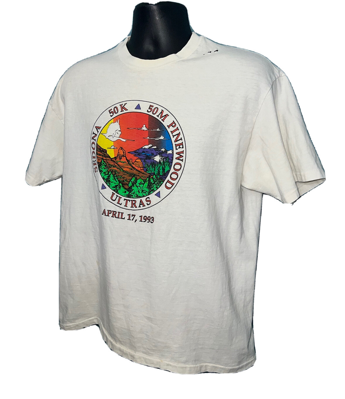 Vintage Single Stitch Shirt Sedona AZ 50K Pinewood Ultras 1993 Large See Pix A32 gallery