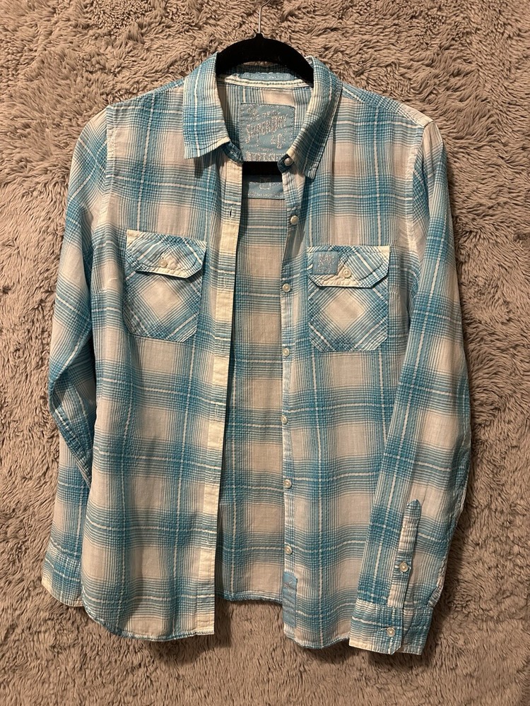 Coastal Beach Gear – Super dry classic Women’s Button Up Long Sleeve shirt- Med