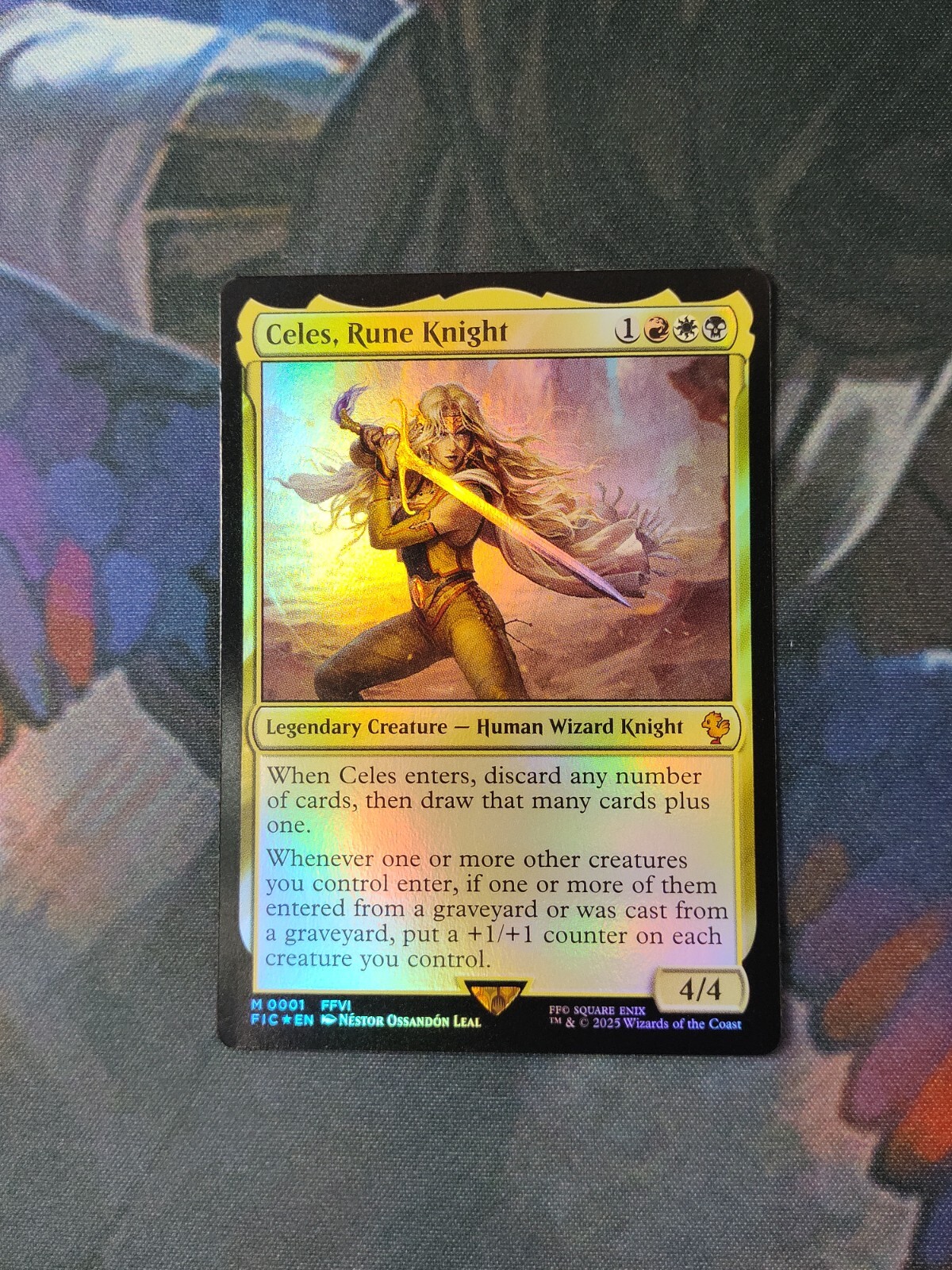 Celes, Rune Knight – Foil | 7% Off 2+ | Final Fantasy | NM | MTG