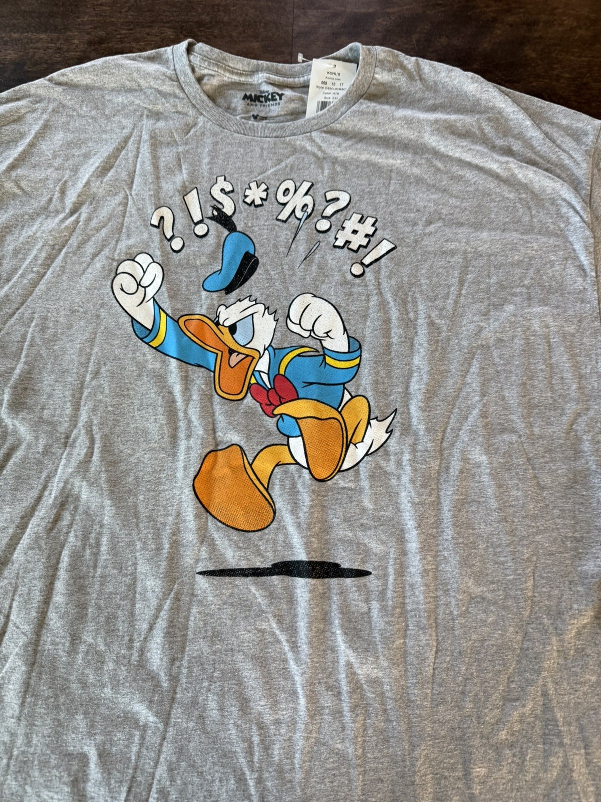 Disney Donald Duck Men’s 2XL T Shirt NWT gallery