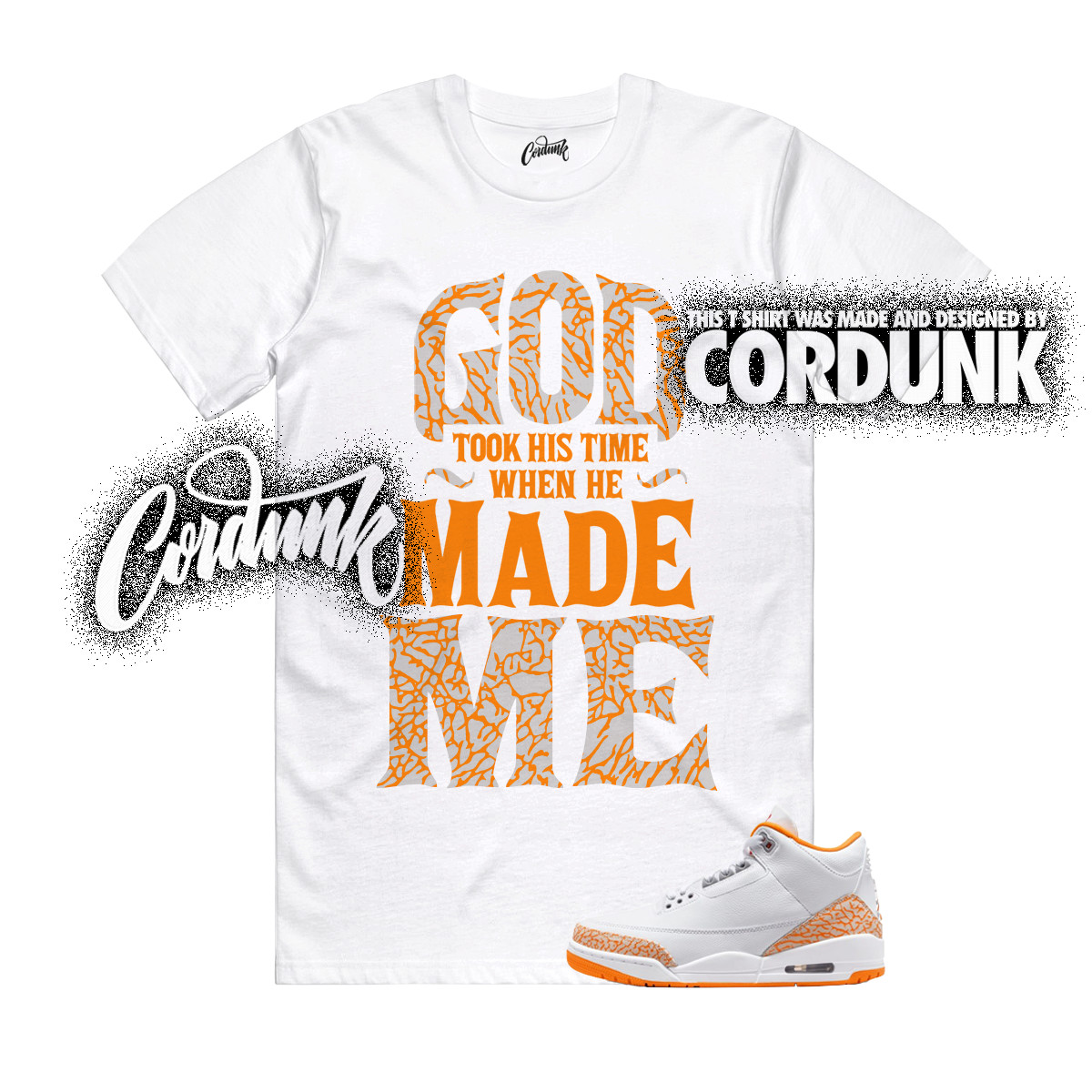 3 Orange Citrus White Cement Grey Multi Color 11 T Shirt Match GTHT gallery