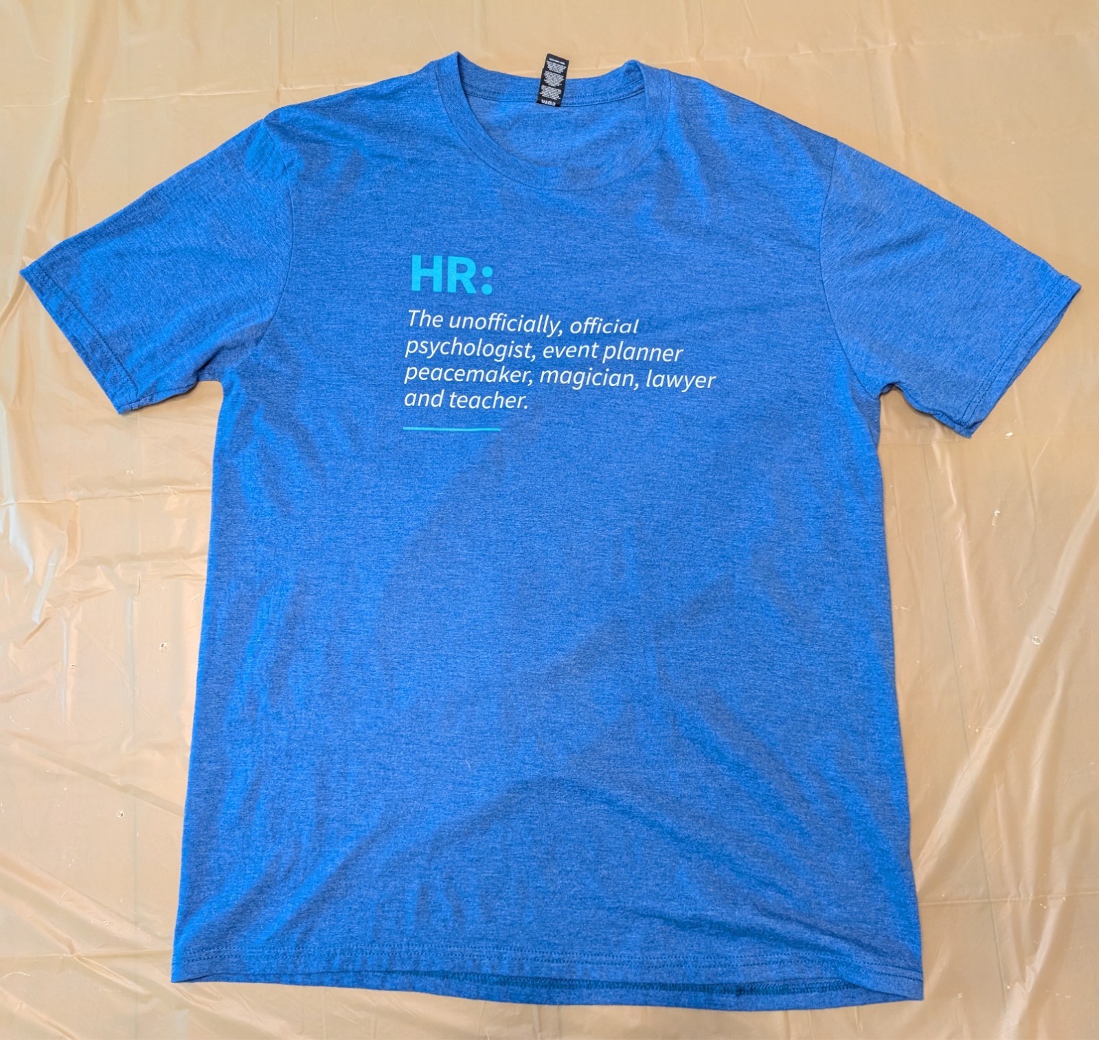 Human Resources T-Shirt Funny Large Blue ApplicantPro Perfect Tri gallery