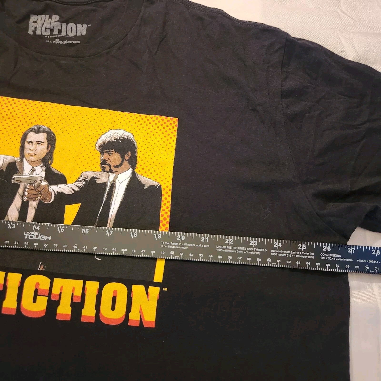 Pulp Fiction Shirt Men 2XL Jules Vince Goodie two sleeves T Shirt Graphic Movies gallery