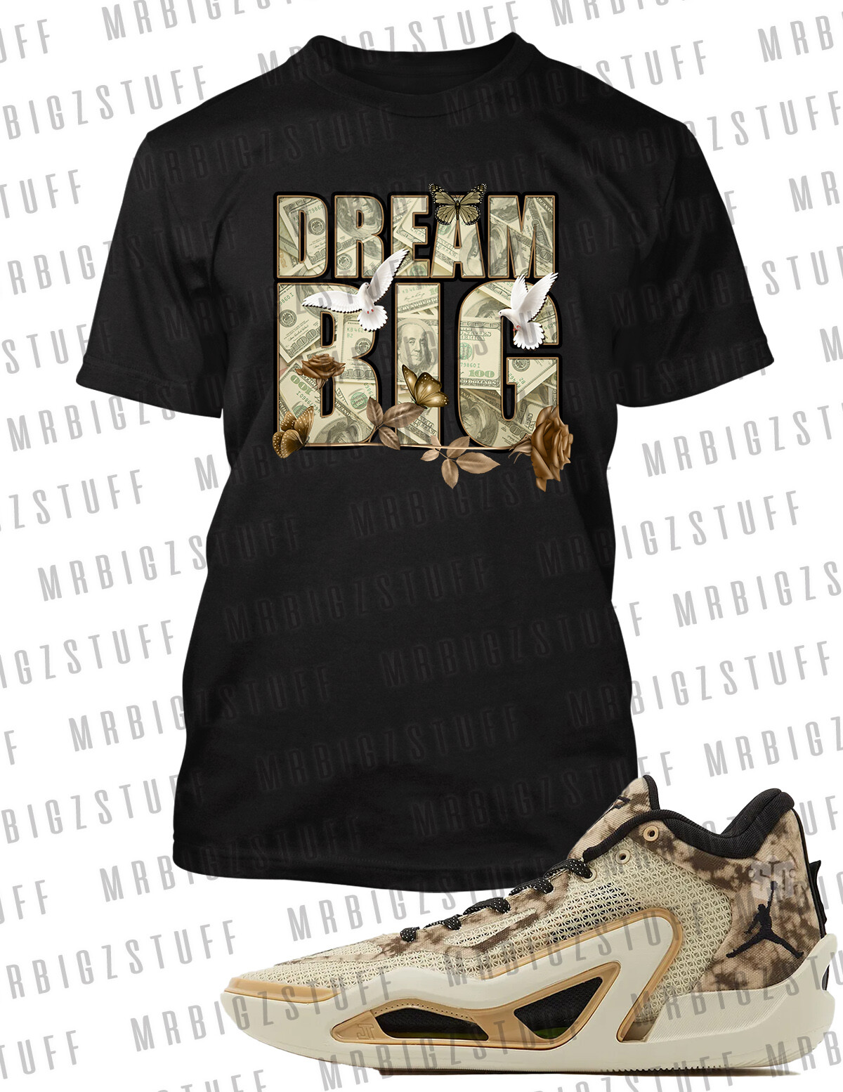 Pro Club Shaka RTP Tee Dream Big Graphic Tee Shirt to Match J1 Tatum Big Tall Sm gallery