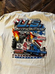 Vintage 2011 NHRA MAC Tools US Nationals 57 Years Drag Racing T Shirt Size XL