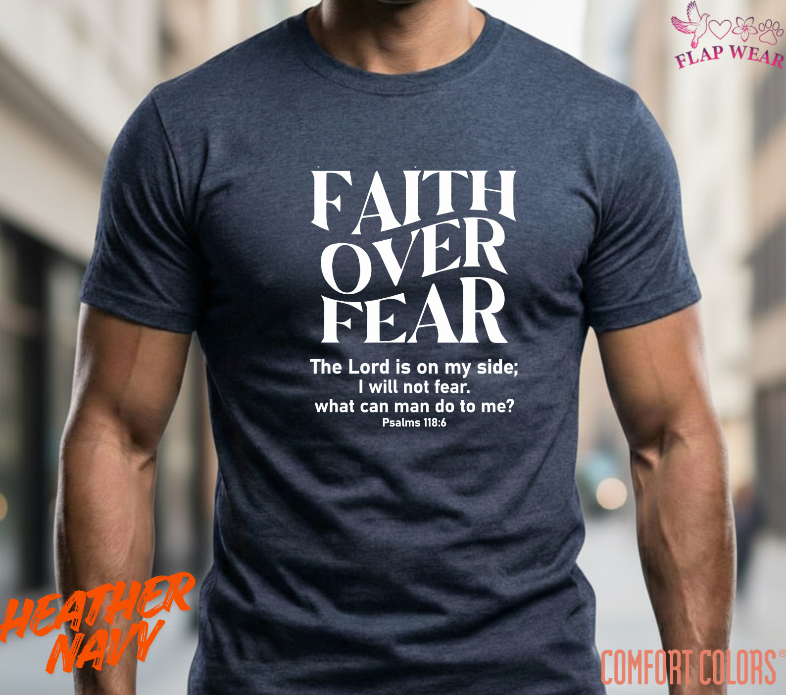 Unisex Faith Over Fear Christian T-Shirt, Men T shirt,Women T shirt Gift Religio gallery