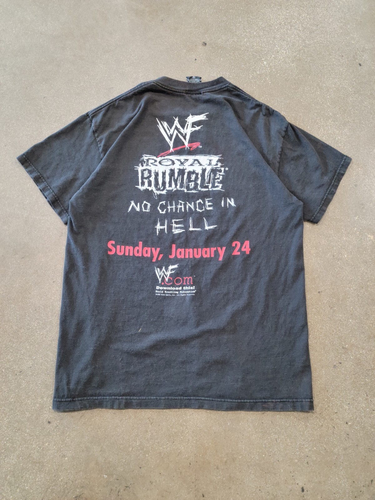 1998 Royal Rumble Stone Cold Steve Austin No Chance In Hell Tshirt gallery