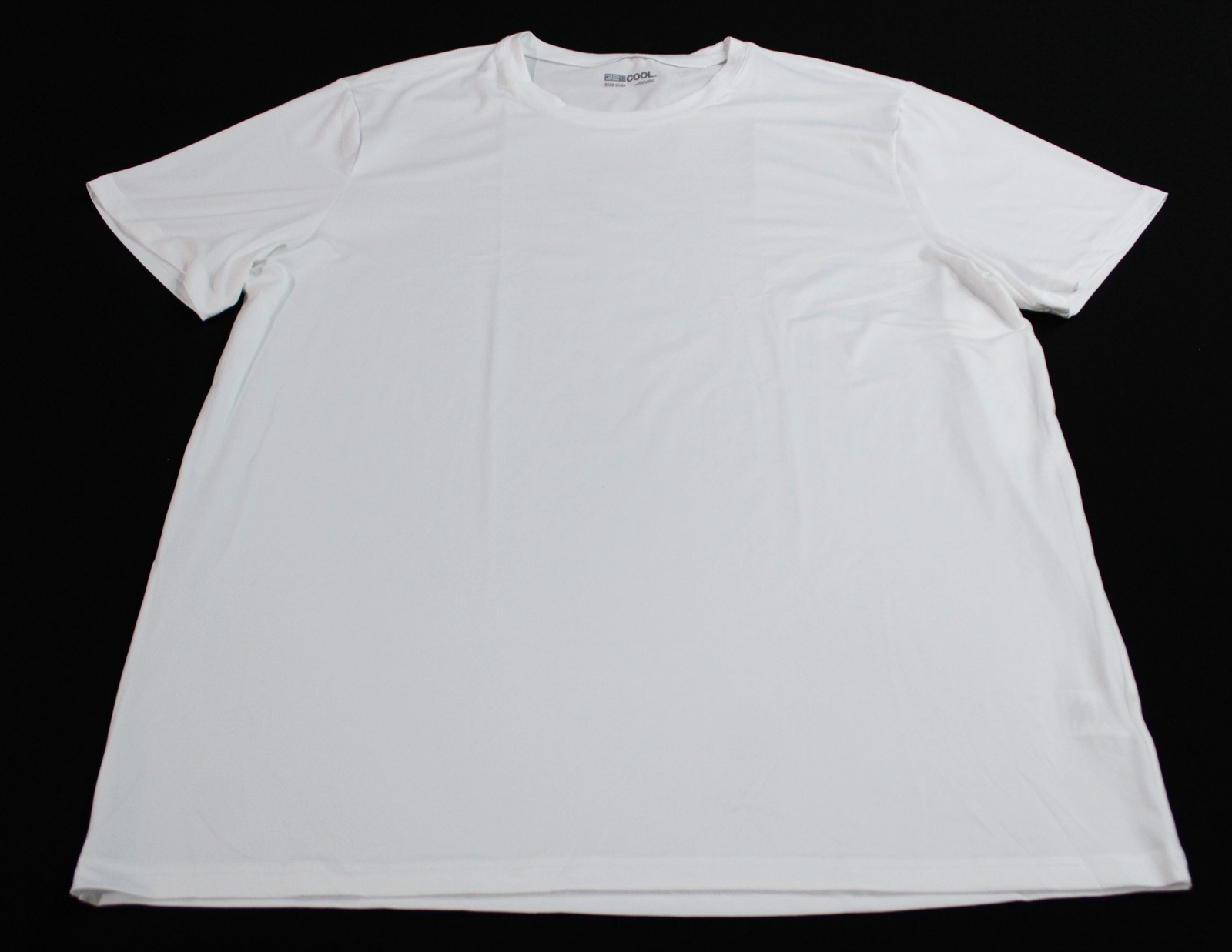 32 Degrees Men's Cool Stretch Classic Crewneck T-Shirt BL1 White Size 2XL NWT gallery