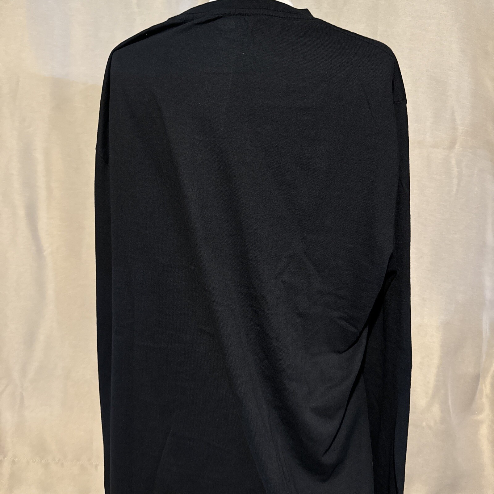 Mossy Oak Men's 2XL Long Sleeve Black T-Shirt With Camouflage Logo gallery