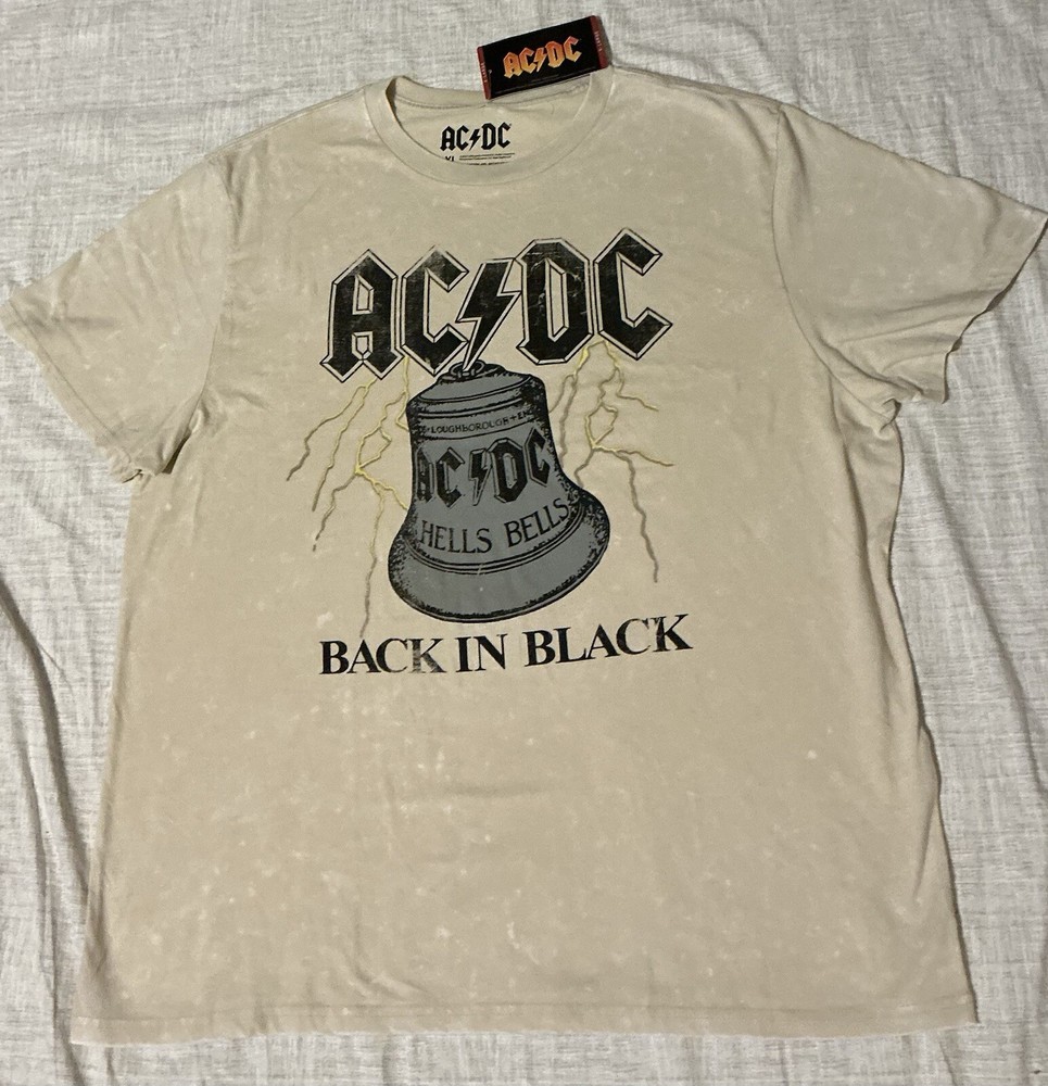 AC/DC Men’s Soft Comfortable Lightweight Crewneck Short Tee NWT Sz L