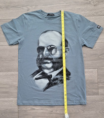 Peruvian Design T Shirt Unisex Size M *** Miguel Grau Rocker – Peruvian Cotton