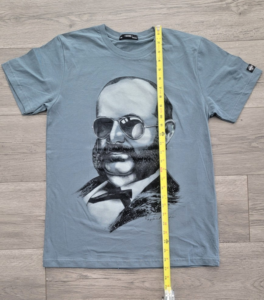 Peruvian Design T Shirt Unisex Size M *** Miguel Grau Rocker - Peruvian Cotton gallery