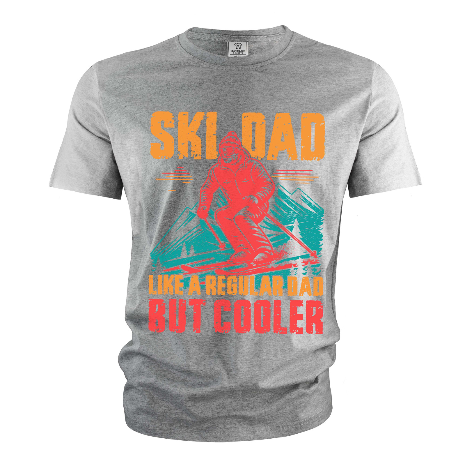 Men's Ski Dad T-shirt Skiing dad Father's day Christmas Fathers skiing gift gallery