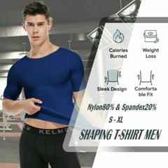 Men Athletic Compression Undershirt Body Shaper Comfortable Base Layer T-Shirt