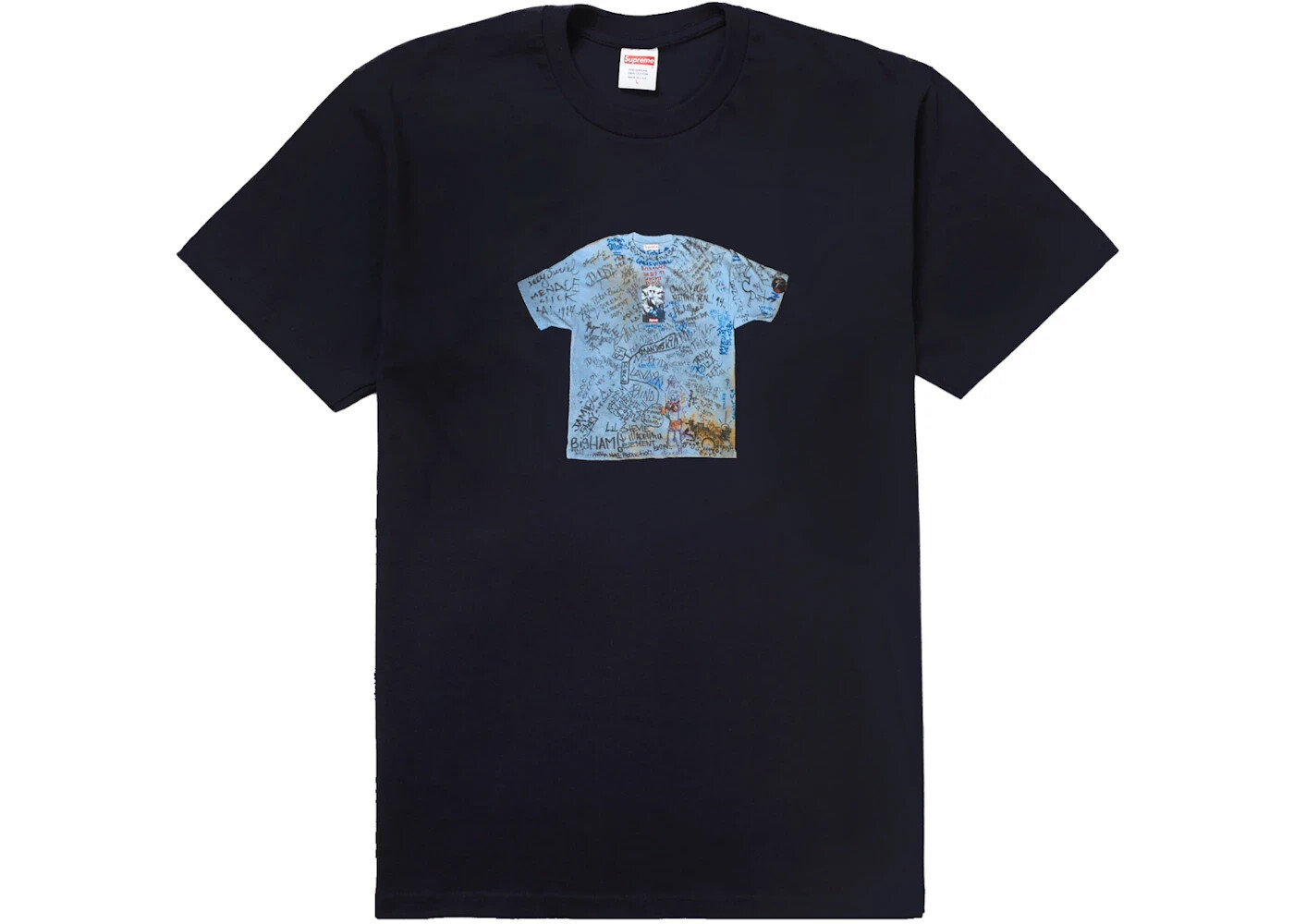 Supreme 30th Anniversary First Tee (SS24) Navy Brand New 100% Authentic Size M
