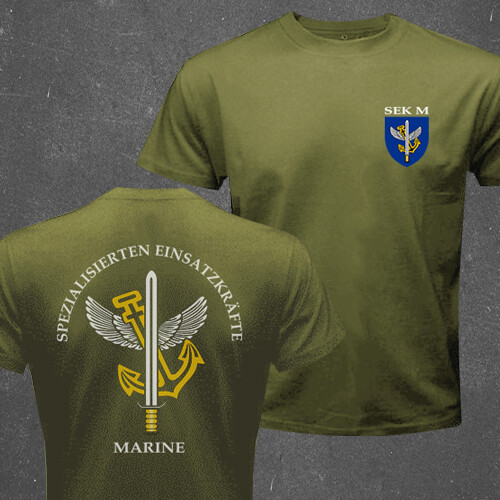 German Navy Marine Naval Special Deployment Force SEK M KSM Frogmen T-shirt gallery