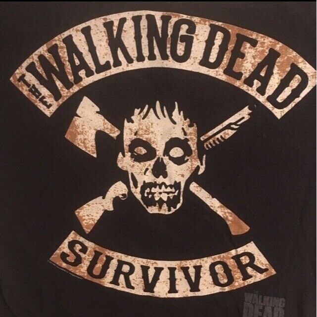 Walking Dead Survivor T-Shirt, Unisex, No Size Tag (measurements in descp) 2012 gallery