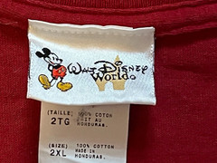 Fifty Years Disney Theme Parks Disney World Red 2XL Happiest Celebration Shirt