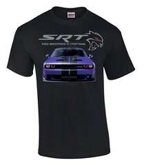Johny Rockstar Dodge Hellcat SRT Horsepower Cars Automobiles T Shirt TDC-100