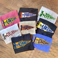 Custom Mascot Pennants Flag, School Spirit Mascot, School Team Name T-Shirt