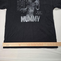 Universal Monsters Shirt Mens Large Black Mummy Graphic Tee Horror Halloween